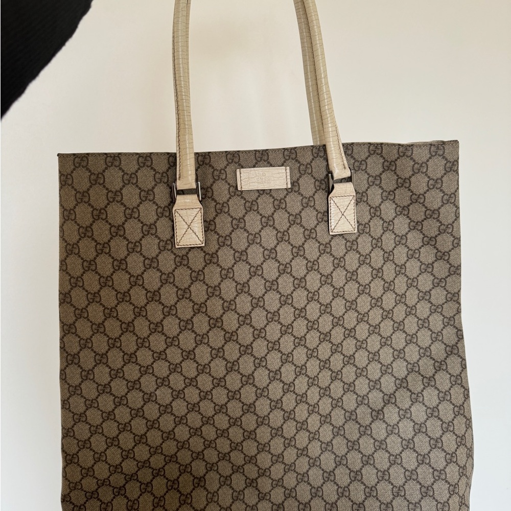 Gucci Brown Monogram Tote